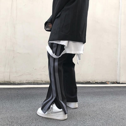 Wide Leg Split Sweatpants