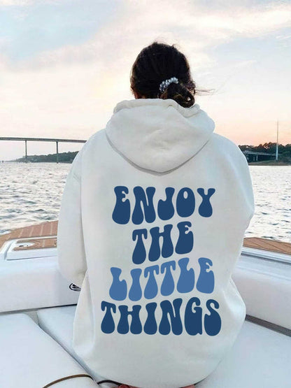 Oversized Hoodie with Back Text Design