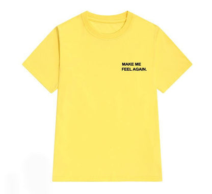 Casual Round Neck Short Sleeve Letter Print T-Shirt