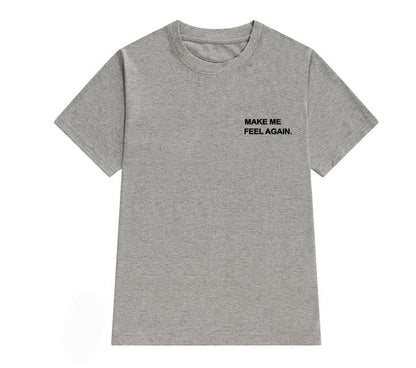 Casual Round Neck Short Sleeve Letter Print T-Shirt