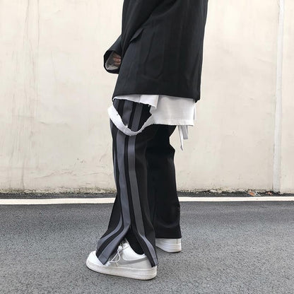Wide Leg Split Sweatpants