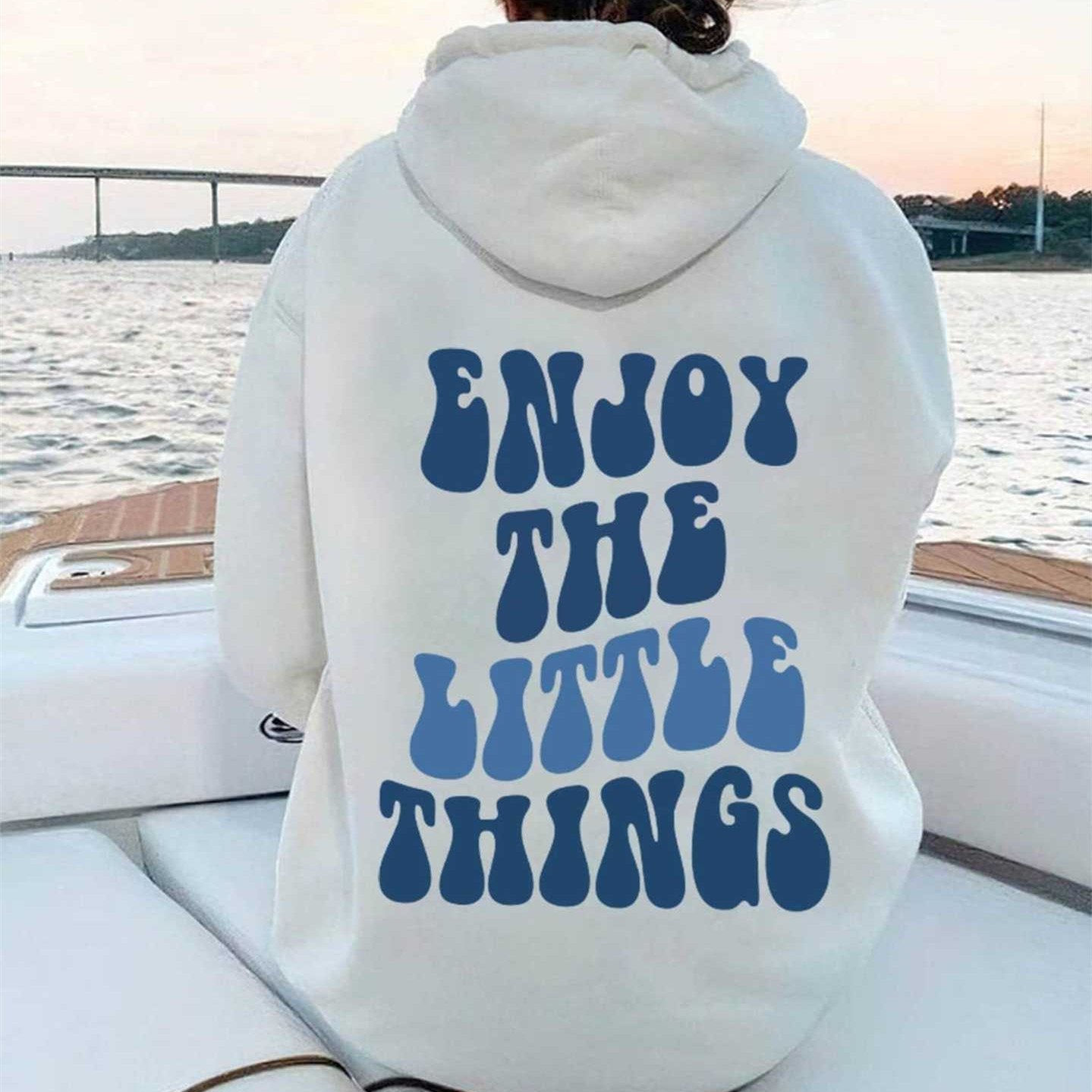 Oversized Hoodie with Back Text Design